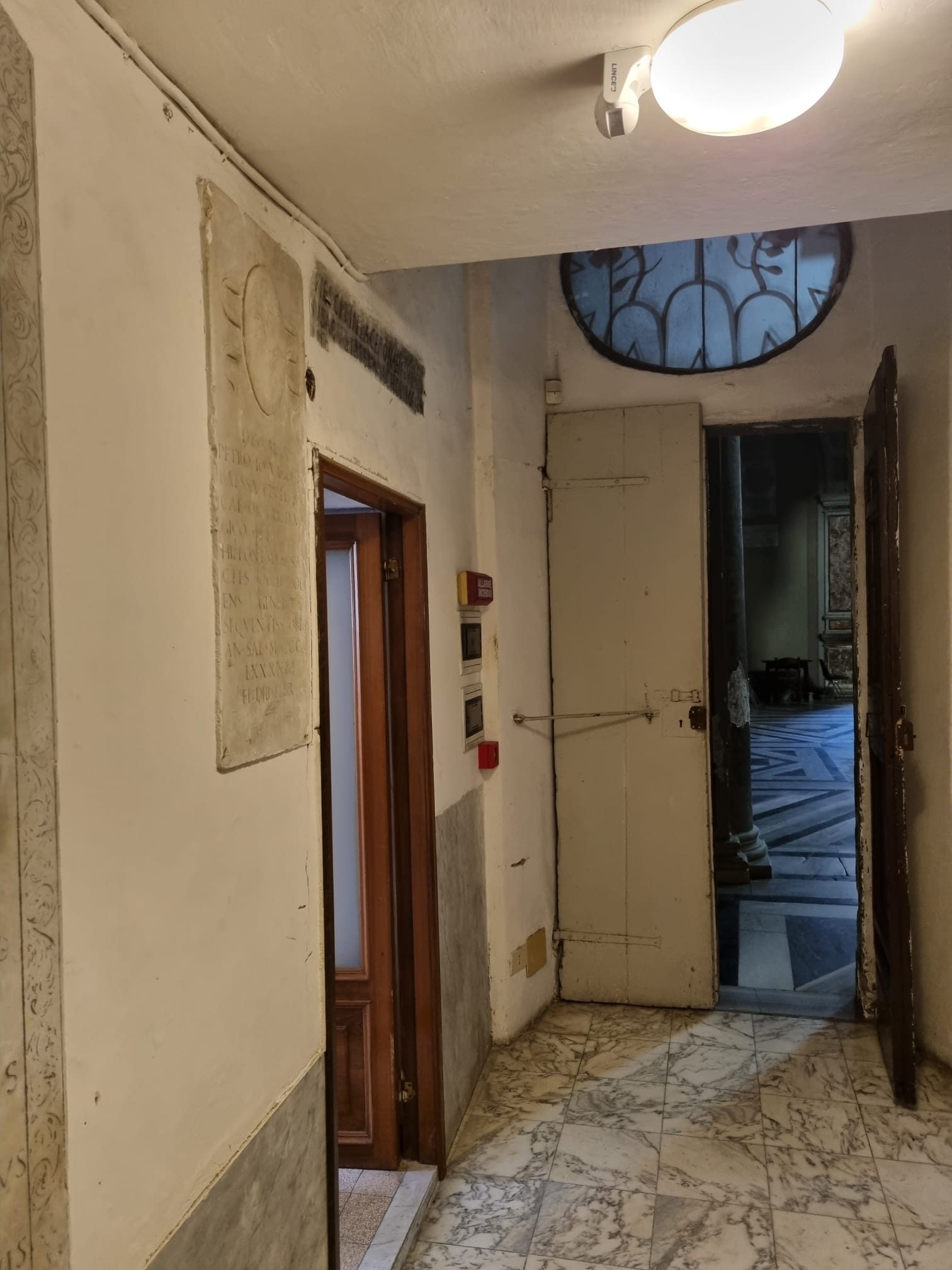 Side hallway of the Church of S. Stefano del Cacco, Rome (by dAngelo-Froio).jpeg
